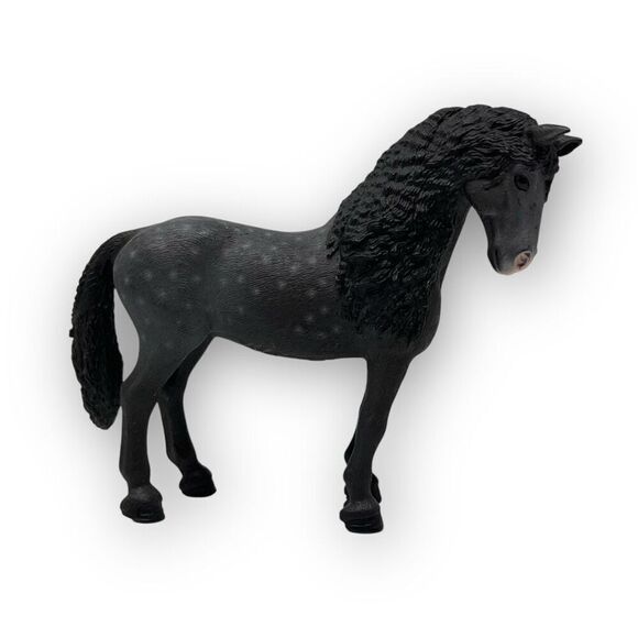 Scleich Horse Lot of 2 & 1 Rider Brown & Gray Speckled Mare Jointed Female Rider - Picture 4 of 7